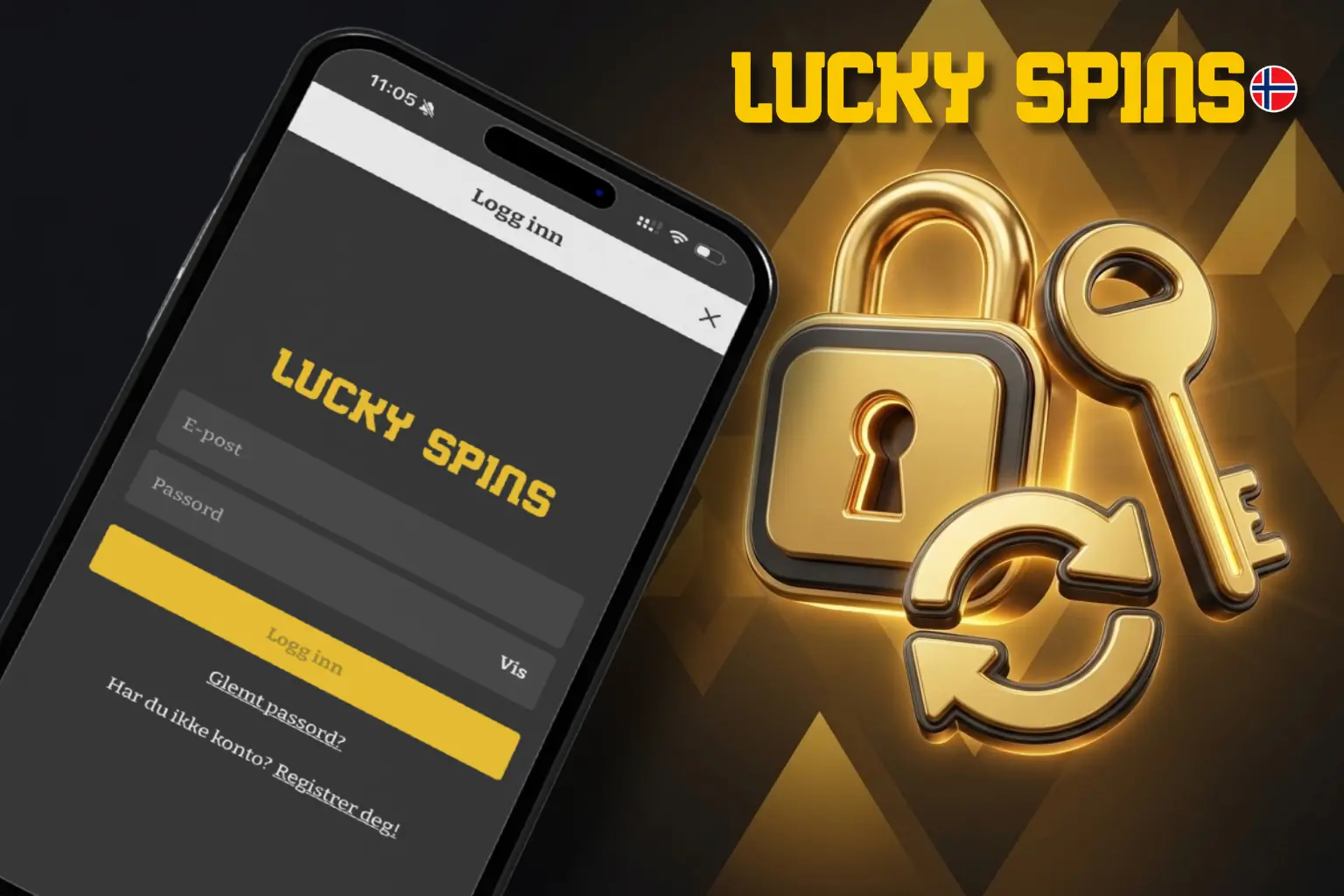 Lucky Spins login og sikker innlogging på casino